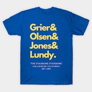 LA's Fearsome Foursome Defense T-Shirt